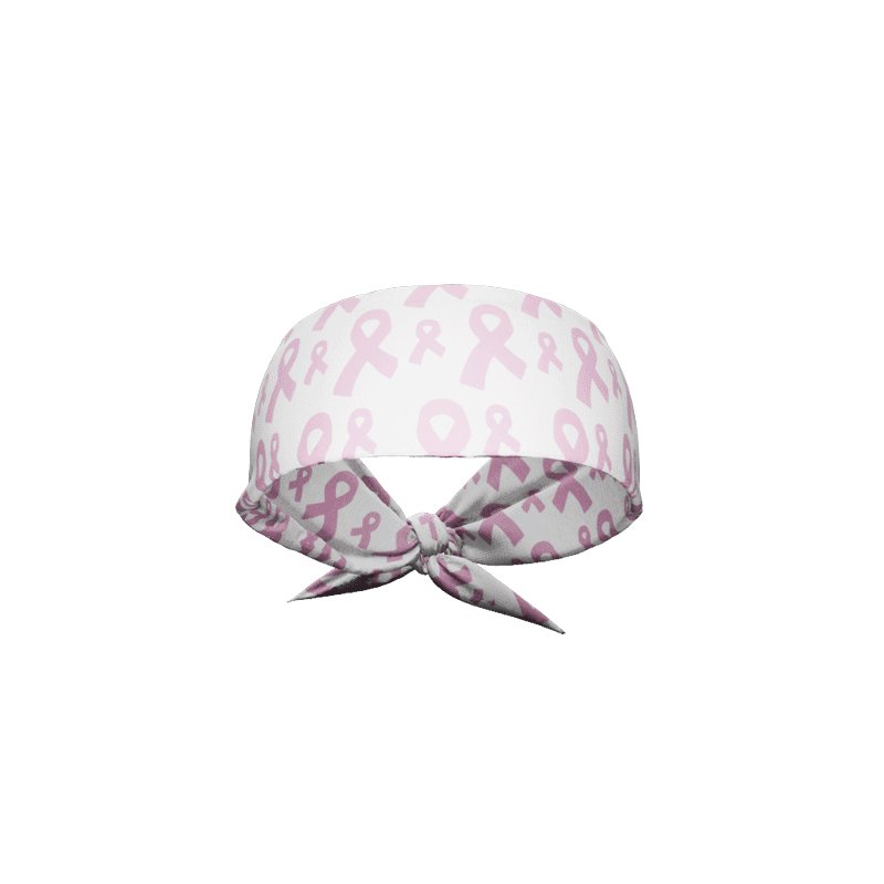 Load image into Gallery viewer, Elite Athletic Gear - Breast Cancer Ribbons Tie Headband
