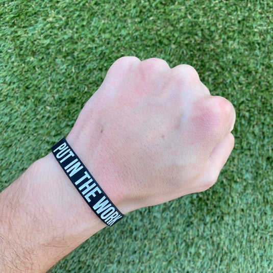 Elite Athletic Gear - Put in the Work Wristband