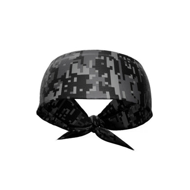 Elite Athletic Gear - Black digi camo tie headband