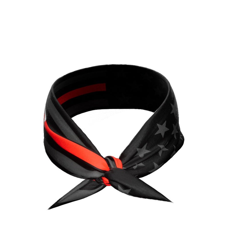Load image into Gallery viewer, Elite Athletic Gear - Thin red line tie headband

