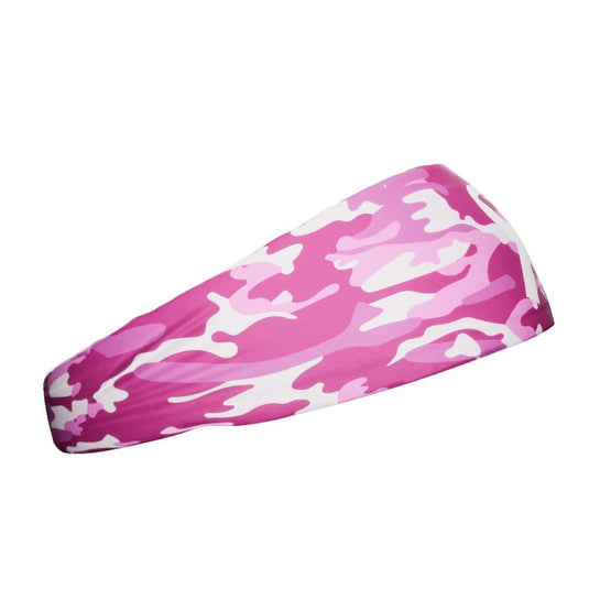 Elite Athletic Gear - Pink Camo Breast Cancer Headband