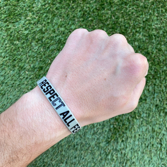 Elite Athletic Gear - Respect all fear none Wristband