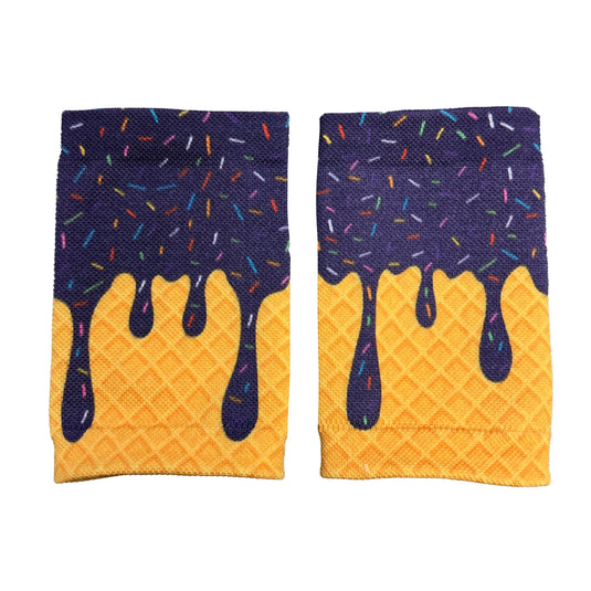 Elite Athletic Gear - Purple Ice Cream Wrist Support Sleeves