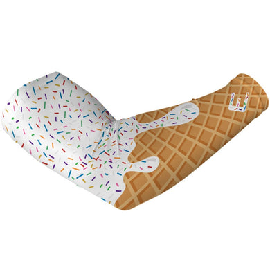 Elite Athletic Gear - White ice cream arm sleeve