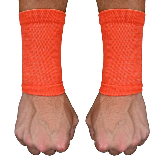 Elite Athletic Gear - Orange Wrist Support Sleeves