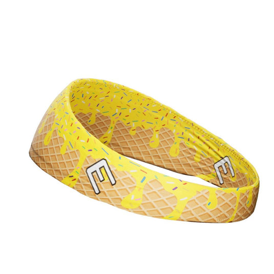 Elite Athletic Gear - Yellow Ice Cream Headband