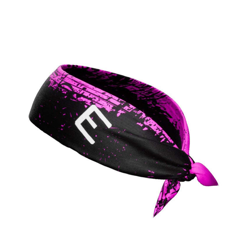 Load image into Gallery viewer, Elite Athletic Gear - Pink Splattered Breast Cancer Tie Headband
