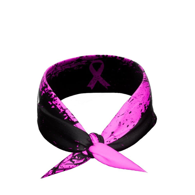 Load image into Gallery viewer, Elite Athletic Gear - Pink Splattered Breast Cancer Tie Headband
