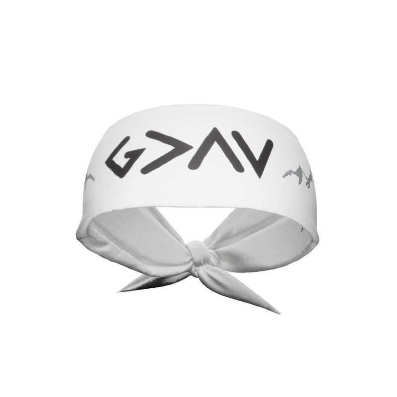 Load image into Gallery viewer, Elite Athletic Gear - God Is Greater Than The Highs and Lows Tie Headband
