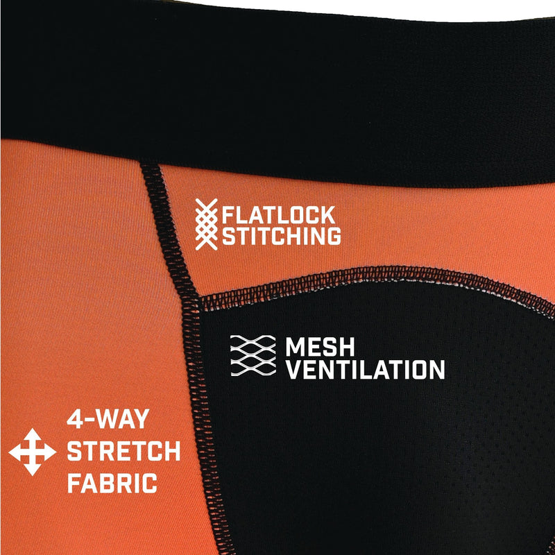 Load image into Gallery viewer, Elite Athletic Gear - Orange Compression Tights
