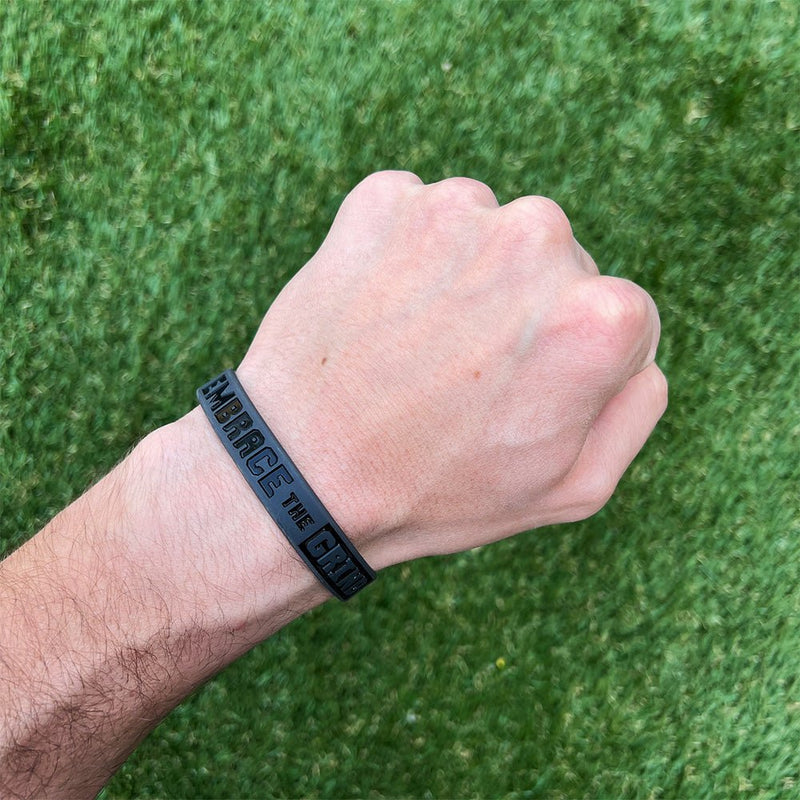 Load image into Gallery viewer, Elite Athletic Gear - Embrace the grind wristband
