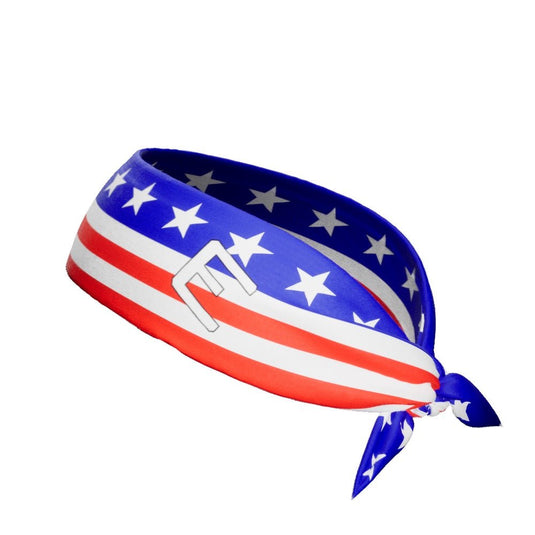 Elite Athletic Gear - Stars & Stripes Tie Headband