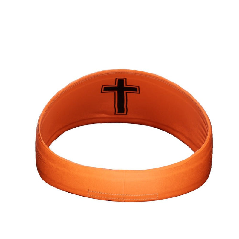 Load image into Gallery viewer, Elite Athletic Gear - Faith Cross Orange Headband
