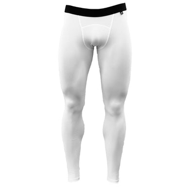 Elite Athletic Gear - White Compression Tights