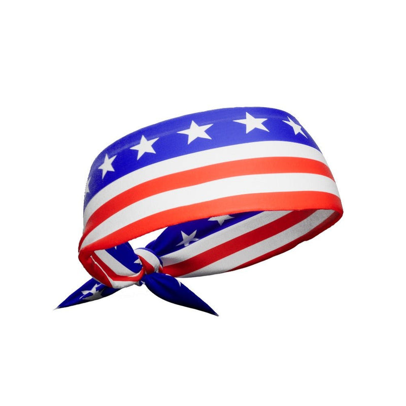 Load image into Gallery viewer, Elite Athletic Gear - Stars &amp; Stripes Tie Headband
