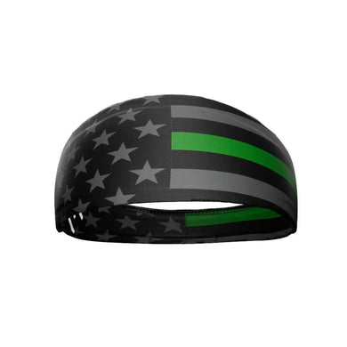 Elite Athletic Gear - Thin green line headband
