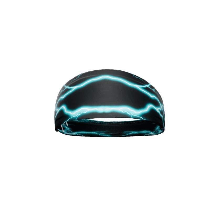 Load image into Gallery viewer, Elite Athletic Gear - Cyan Lightning Headband
