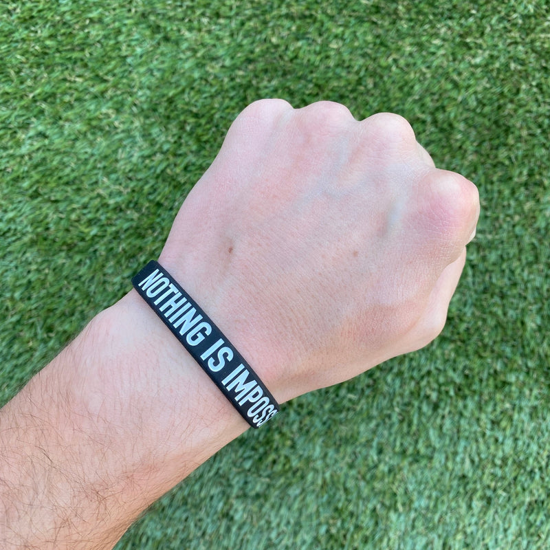 Load image into Gallery viewer, Elite Athletic Gear - Nothing is impossible Wristband
