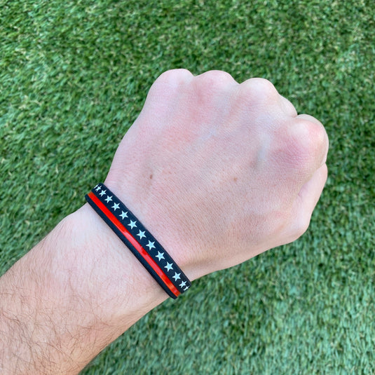 Elite Athletic Gear - Thin red line wristband