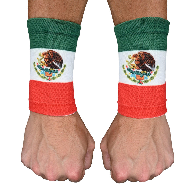 Load image into Gallery viewer, Elite Athletic Gear - Mexico Flag Wrist Support Sleeves

