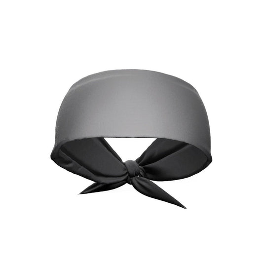 Elite Athletic Gear - Grey Tie Headband