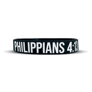 Elite Athletic Gear - Philippians 4:13 Verse Wristband