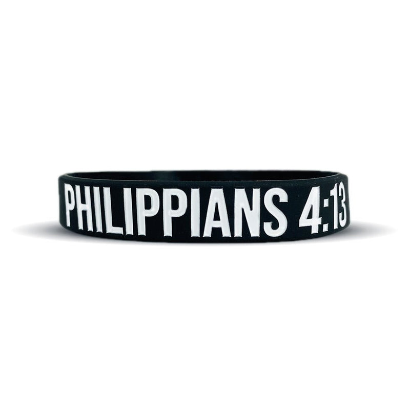 Load image into Gallery viewer, Elite Athletic Gear - Philippians 4:13 Verse Wristband
