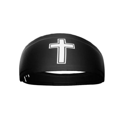 Elite Athletic Gear - Faith Cross Black Headband