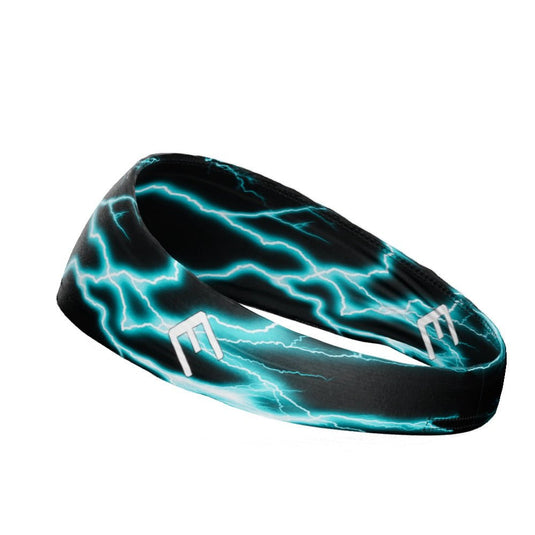 Elite Athletic Gear - Cyan Lightning Headband