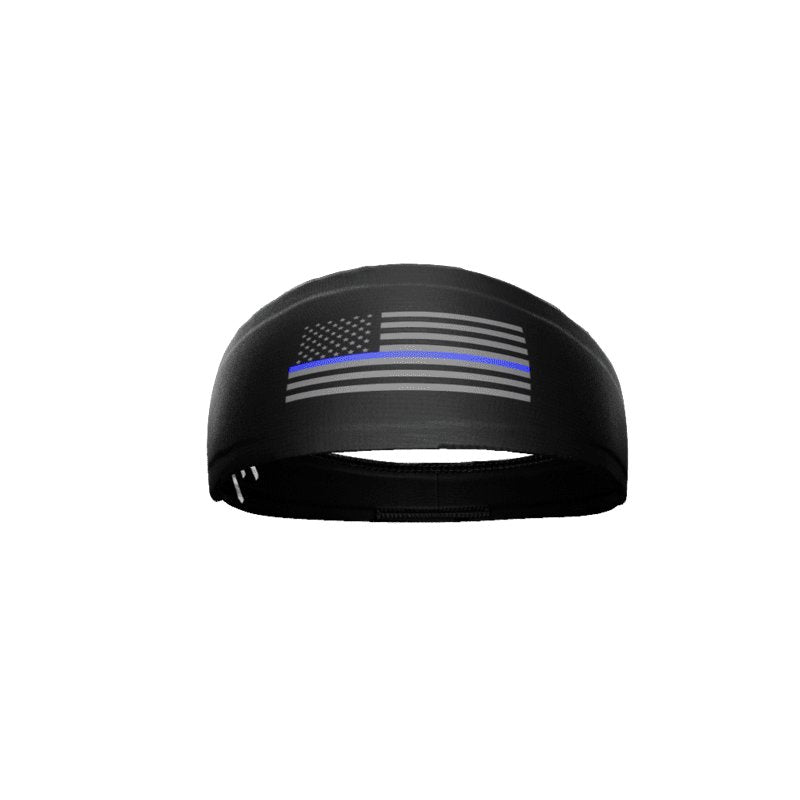 Load image into Gallery viewer, Elite Athletic Gear - Tactical Thin Blue Line USA Flag Headband
