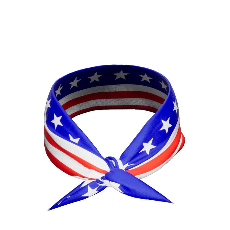 Load image into Gallery viewer, Elite Athletic Gear - Stars &amp; Stripes Tie Headband
