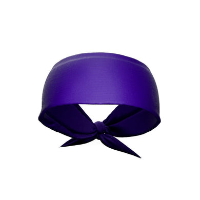 Elite Athletic Gear - Purple Tie Headband