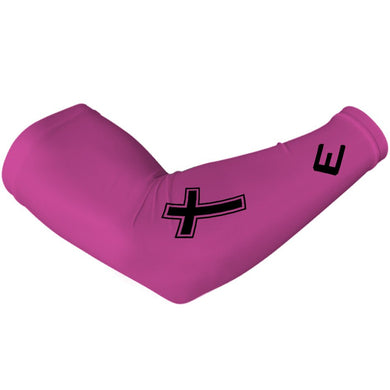 Elite Athletic Gear - Faith Cross Pink Arm Sleeve
