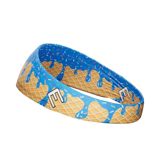Elite Athletic Gear - Blue ice cream headband