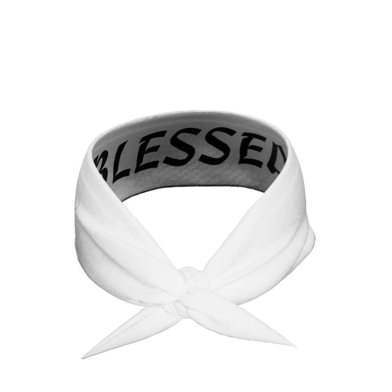 Load image into Gallery viewer, Elite Athletic Gear - White Blessed Tie Headband
