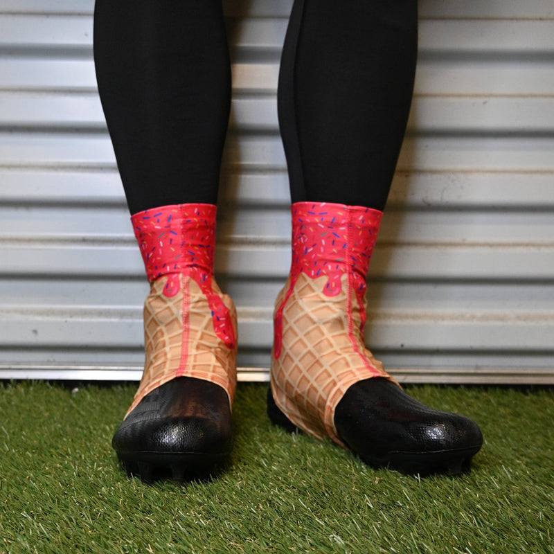 Load image into Gallery viewer, Elite Athletic Gear - Pink Ice Cream Cleat Covers (Spats)
