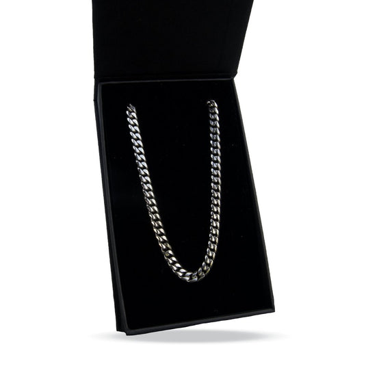 Elite Athletic Gear - 6mm Cuban Link Chain Necklace - Stainless Steel
