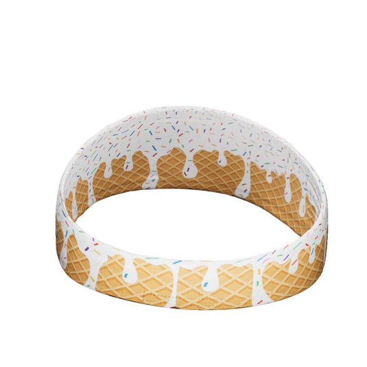 Elite Athletic Gear - White Ice Cream Headband