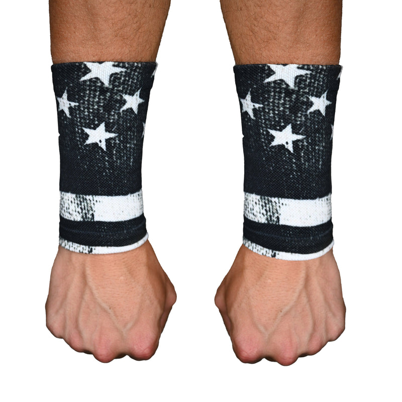 Load image into Gallery viewer, Elite Athletic Gear - Shadow Old Glory Wrist Support Sleeves
