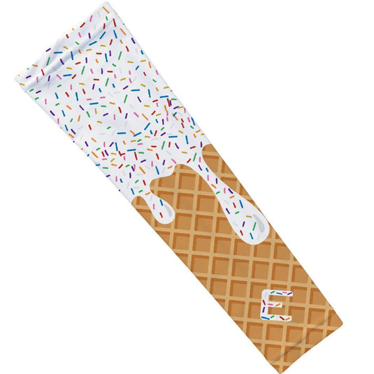 Elite Athletic Gear - White ice cream arm sleeve