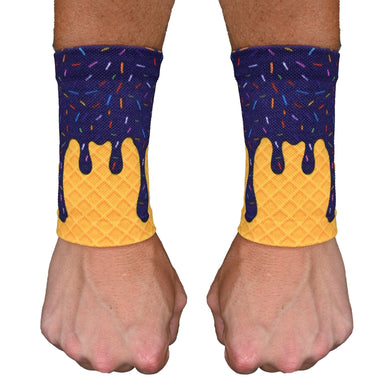 Elite Athletic Gear - Purple Ice Cream Wrist Support Sleeves