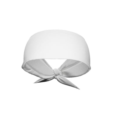 Elite Athletic Gear - White Tie Headband