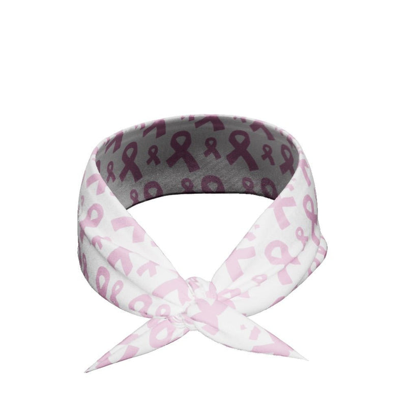 Load image into Gallery viewer, Elite Athletic Gear - Breast Cancer Ribbons Tie Headband
