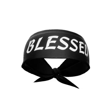 Elite Athletic Gear - Black Blessed Tie Headband