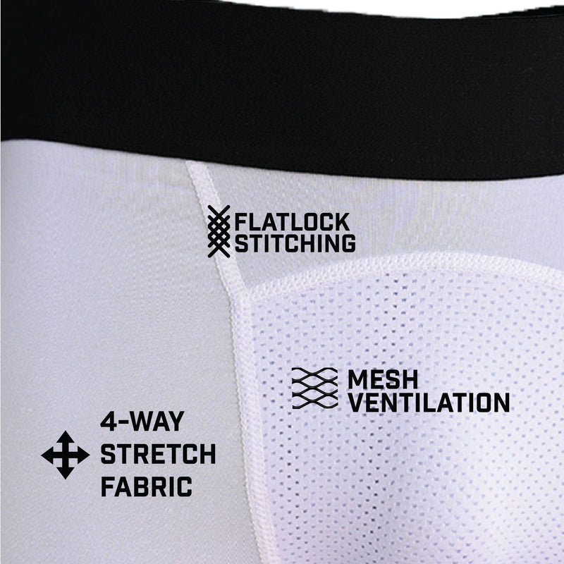 Load image into Gallery viewer, Elite Athletic Gear - Faith Cross White Compression Tights
