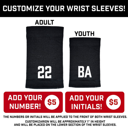 Navy Ice Cream Wrist Support Sleeves
