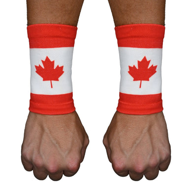 Elite Athletic Gear - Canada Flag Wrist Support Sleeves