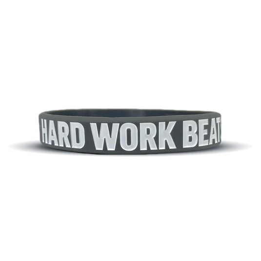 Elite Athletic Gear - Hard work beats talent Wristband