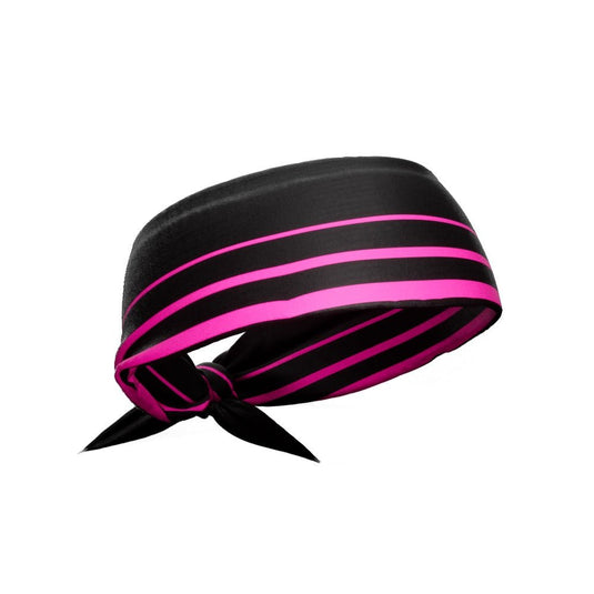 Elite Athletic Gear - Pink Crossbar Tie Headband