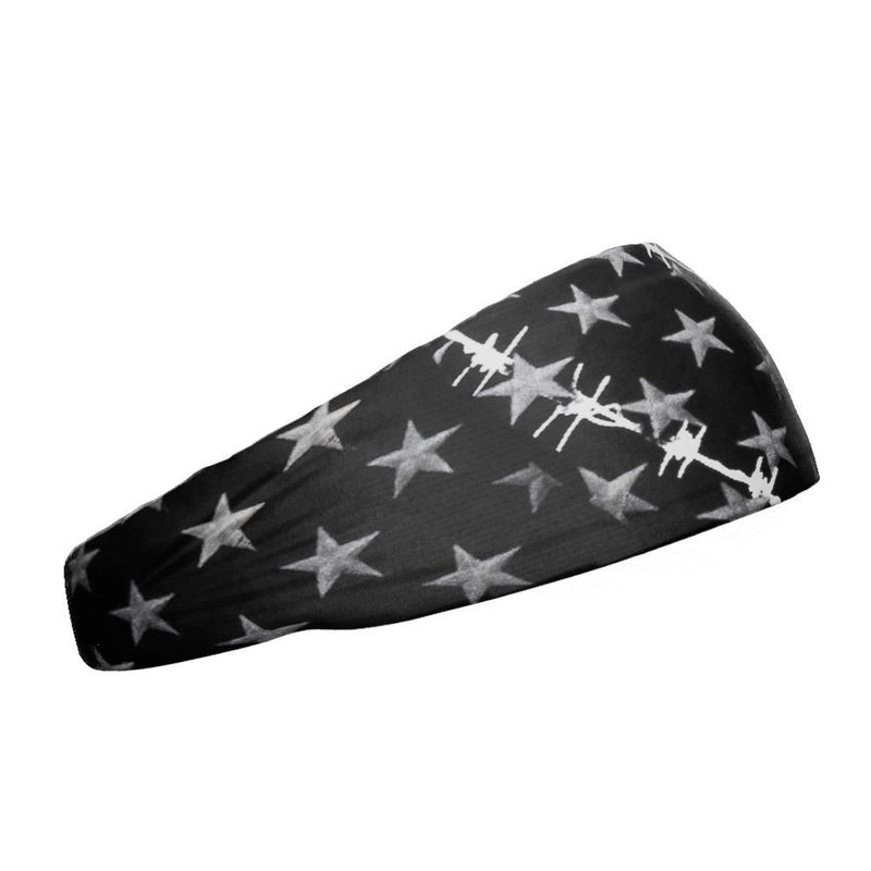 Load image into Gallery viewer, Elite Athletic Gear - barbed wire usa flag headband

